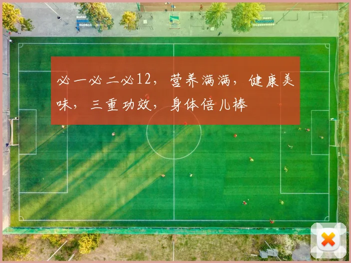 必一必二必12，营养满满，健康美味，三重功效，身体倍儿棒